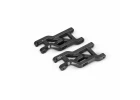 Traxxas Suspension arms, black, front, heavy duty (2)