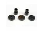 Traxxas Piston head set (2-hole (2)/ 3-hole (2)/ Shock mounting bushings washers (2) (Big Bore Shocks)