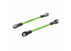 Traxxas Turnbuckles, aluminium (green-anodised), toe links, 59mm (2) (assembled with  rod ends + hollow balls) (requires 5mm aluminium wrench 5477)