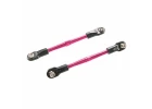 Traxxas Turnbuckles Aluminium (red-anodized) toe links 59mm (2) (assembled with rod ends hollow balls) (requires 5mm Aluminium wrench 5477)