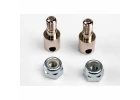 Traxxas Rod guides (2)/ 3mm nylon locknuts (2)