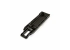 Traxxas Main chassis (black) (164mm long battery compartment) (fits both flat and hump style battery packs)