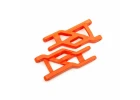 Traxxas Suspension arms, front (orange) (2) (heavy duty, cold weather material)