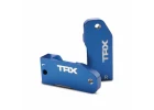 Traxxas Caster blocks 30-degree blue-anodized 6061-T6 Aluminium (left right)