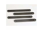 Traxxas Camber link set (plastic/ non-adjustable) (front rear) (black)