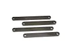 Traxxas Camber link set (plastic/ non-adjustable) (front rear) (black)