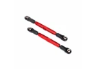 Traxxas Camber links rear (TUBES red-anodized 7075-T6 Aluminium stronger than titanium) (73mm) (2)/ rod ends rear (4)/ rod ends front (4)/ Aluminium wrench (1) ** CLEARANCE **