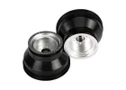 Traxxas Wheels satin chrome dual profile (2.0 outer 3.0 inner) (nitro rear/ electric front) (2)