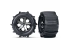 Traxxas 2.8 Paddle Tyres Assembled on Electric Rear Wheels - 1 Pair