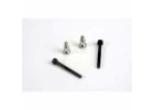 Traxxas Shoulder screws steering bellcranks (3x30mm cap-head machine) (2)/ draglink shoulder screws (chrome) (2)