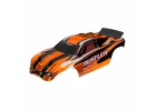 Traxxas Electric Rustler 2WD Bodyshell - Pre Painted Orange