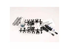 Traxxas Ultra Shocks (black) (long) (complete w/ spring pre-load spacers springs) (front) (2)