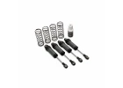 Traxxas Ultra Shocks (Grey) (long) (complete w, spring pre-load spacers + springs) (4)