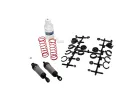 Traxxas Ultra Shocks (grey) (long) (complete w/ spring pre-load spacers springs) (2)