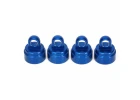 Traxxas Blue-anodized Aluminium Shock caps Aluminium (4) (fits all Ultra Shocks)