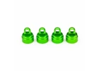 Traxxas Green-anodized Aluminium Shock caps (4) (fits all Ultra Shocks)