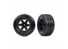 Traxxas RXT 2.8 Black Wheels + Tyres (2)