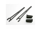 Traxxas Hold downs battery left right (2)/ foam spacers (2) (fits standard battery packs)