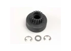 Traxxas Clutch bell (18-tooth)/ 5x8x0.5mm fiber washer (2)/ 5mm E-clip (requires 4609 - ball bearings 5x10x4mm (2)