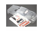 Traxxas T-MAXX Clear Body (long wheelbase) (requires painting)/ window lights decal sheet