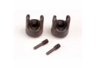 Traxxas Differential output yokes (heavy duty) (2)/ set screw yoke pins M4/10 (2)