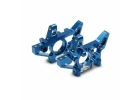 Traxxas Bulkheads front (machined 6061-T6 Aluminium) (blue) (l r) (requires use of 4939X suspension pins)