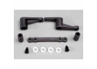 Traxxas Steering bellcranks (2)/ bellcrank bushings (5x8x2.5mm) (4)/ bellcrank post spacers (2)/ draglink/ 3x8mm shoulder screws (2)