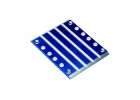 Traxxas Skid plate transmission T6 Aluminium (blue)