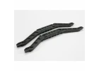 Traxxas Chassis braces lower (black) (for long wheelbase chassis) (2)