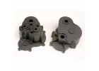 Traxxas Gearbox halves (F R)/ rubber access plug