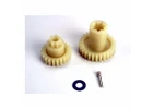 Traxxas Primary gears: forward (28-T)/ reverse (22-T)/ set screw yoke pin M3/12 (1)/ 5x10x0.5mm PTFE-coated washer (1)