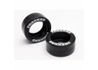 Traxxas Tires rubber (2) (fits Traxxas wheelie bar wheels)