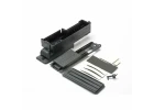 Traxxas Electronics box right/ box cover/ charge jack plug (rubber)/ foam padding and adhesive