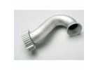 Traxxas Revo Exhaust Header / Manifold (tubular Aluminium silver-anodized) (TRX 2.5 2.5R)