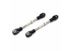 Traxxas Linkage steering (Revo 3.3) (3x50mm Turnbuckle) (2)/ rod ends (short) (4)/ hollow balls (4) (for use with Revo extended wheelbase chassis)