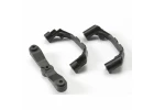Traxxas Mount steering arm/ steering stops (2) (lower hinge pin retainer) (includes standard and maximum throw steering stops)