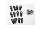 Traxxas Rod ends Revo (large) with hollow balls (12)