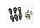 Traxxas Rod ends small with hollow balls (6) (for Revo steering linkage)