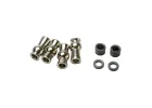 Traxxas Hollow ball tall centered (2)/ tall offset hollow ball (2)/ bump steer adjustment shims 3.5mm (2) 1.17mm (2)