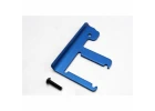 Traxxas Chassis brace Revo (3mm 6061-T6 Aluminium) (blue-anodized)/ 4x16mm BCS (works with both extended and standard length chassis)