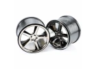 Traxxas Gemini 3.8 Wheels (black chrome) (2)