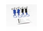 Traxxas Pivot ball caps (4)/ dust boots rubber (4)/ dust plugs rubber (4)/ dust boot retainers black (4) blue (4)