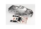 Traxxas Body Revo 3.3 ProGraphix (replacement for painted body. Graphics are printed requires paint final color application)/decal sheet
