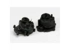 Traxxas Gearbox halves (front rear)/ rubber access plug/ shift detent ball/ spring/ 4mm GS/ shift shaft seal glued