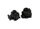 Traxxas Gearbox halves (front rear)/ rubber access plug/ shift detent ball/ spring/ 4mm GS/ shift shaft seal glued