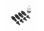 Traxxas Hard-anodized PTFE-coated Aluminium GTR Shocks with TiN shafts (fully assembled w/o springs) (4) ** CLEARANCE **