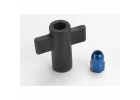 Traxxas Antenna crimp nut Aluminium (blue-anodized)/ antenna nut tools