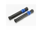 Traxxas Half shaft set short (plastic parts only) (internal splined half shaft/ external splined half shaft/ rubber boot) (assembled with glued boot) (2 assemblies)
