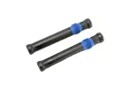 Traxxas Half shaft set long (plastic parts only) (internal splined half shaft/ external splined half shaft/ rubber boot) (assembled with glued boot) (2 assemblies)