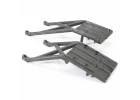Traxxas Skidplates front rear (black)